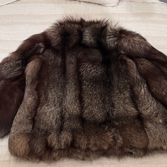 Saga Furs Brown Fur Jacket - Picture 6 of 10